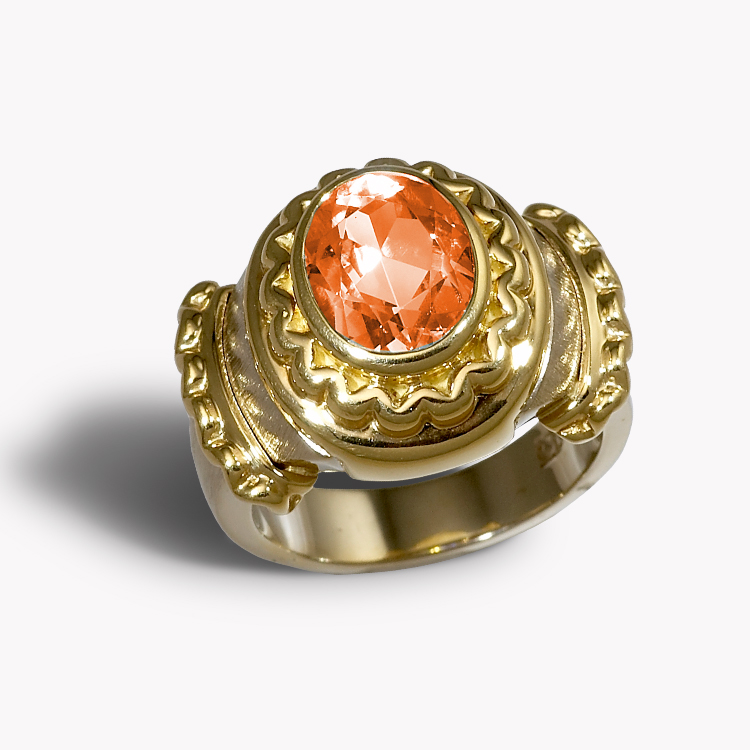 20272 Callista ring gold with citrine
