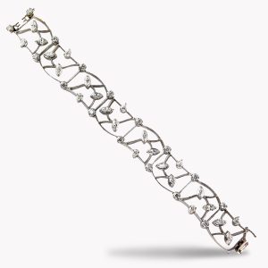 Item #22055 Planetary White Gold Constellation Diamond Bracelet
