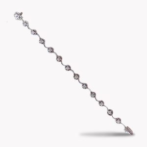 Item #22616A Diamond White Gold Bracelet