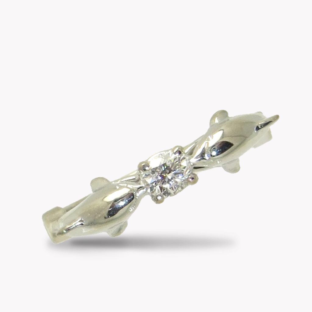 Item #23339 Dolphins in Love Diamond Ring