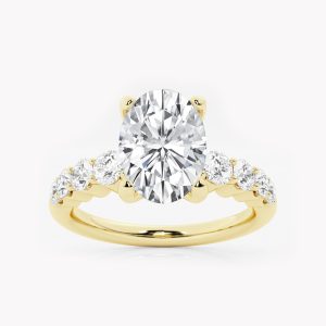 23456 Classic Oval Diamond Engagement Ring