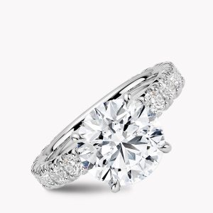 24343 Classic round diamond engagement ring